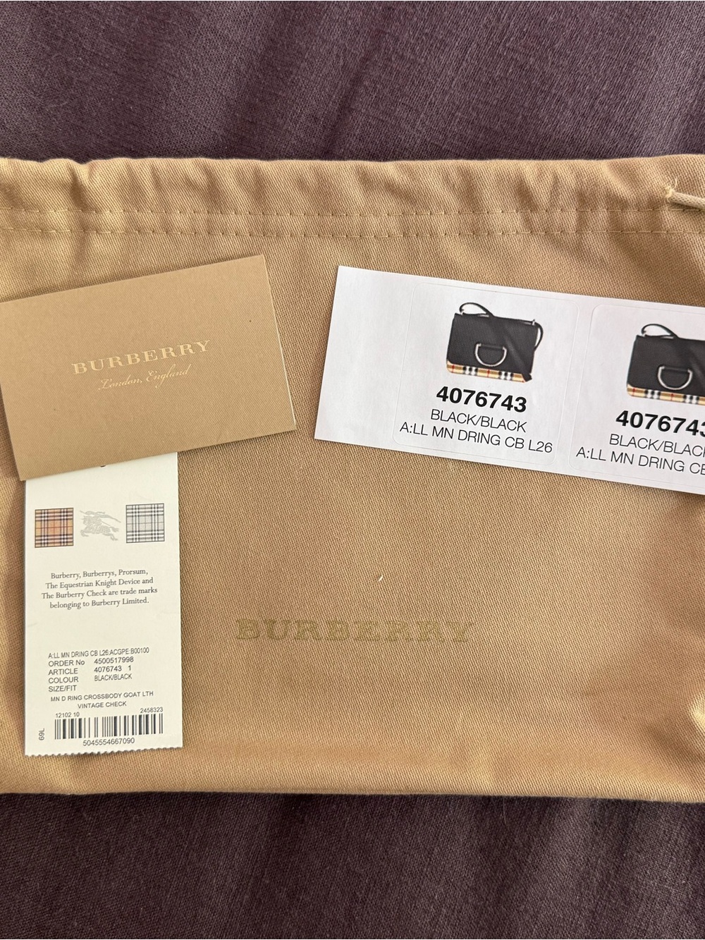 Burberry crossbody mini bag (authentic!!) - Picture 5 of 6